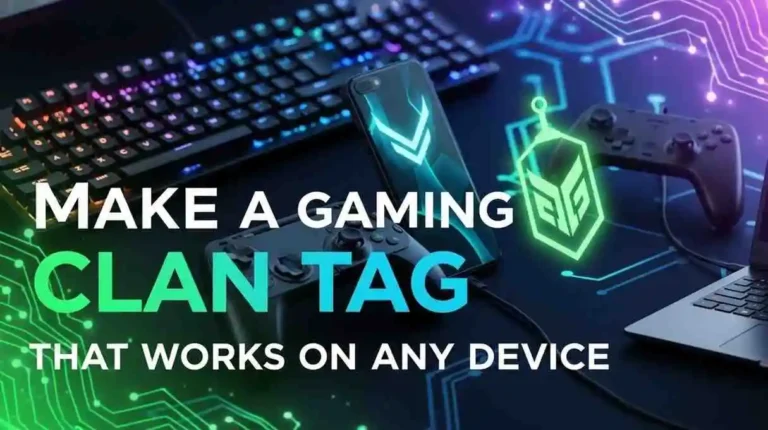 Make a Gaming Clan Tag That Works on Any Device